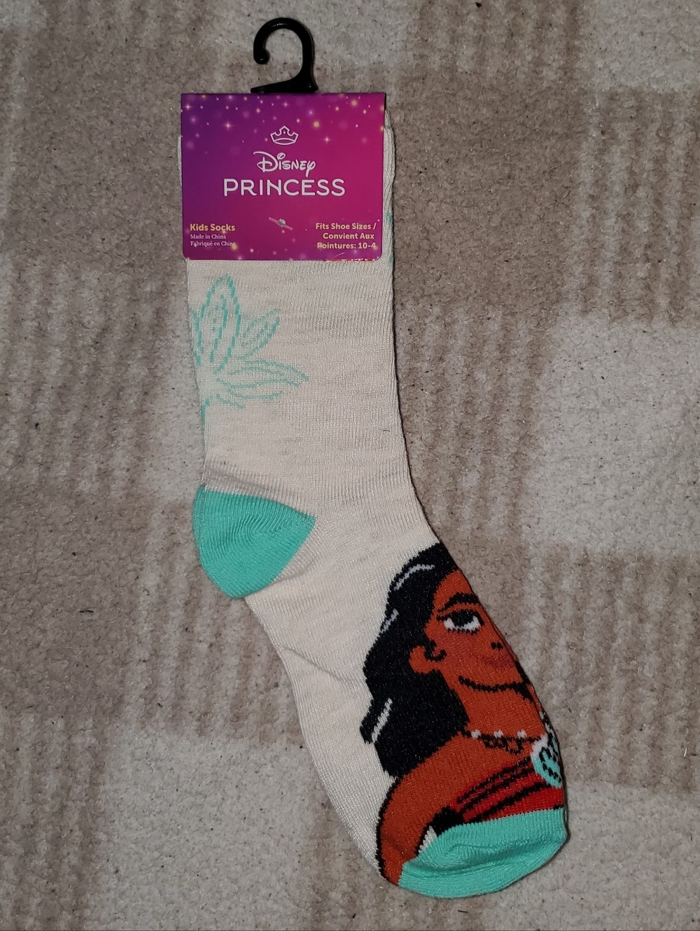 5 for $25 | NWT Disney Princess Moana Kids Crew Socks (1 Pair)